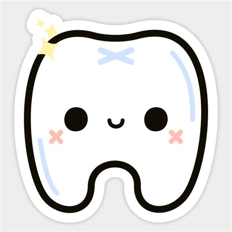 Cute tooth - Tooth - Sticker | TeePublic