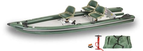 Sea Eagle FishSkiff 16 Inflatable Fishing Boat 3 Person Swivel Seat ...