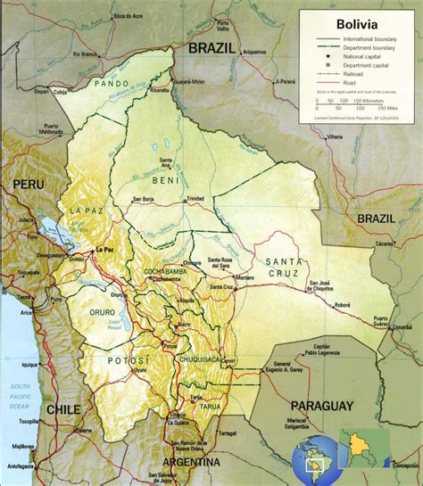 Bolivia Map - MapSof.net