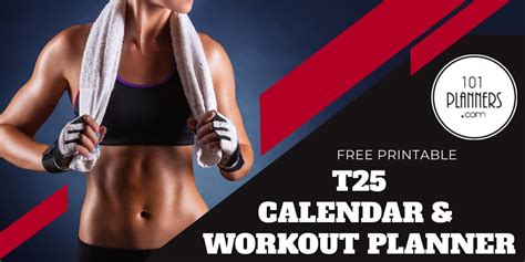 FREE Printable Focus T25 Calendar | Alpha, Beta and Gamma