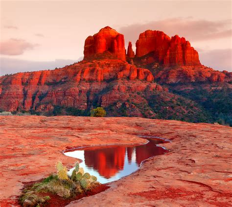 Cathedral Rock Sunset Jigsaw Puzzle