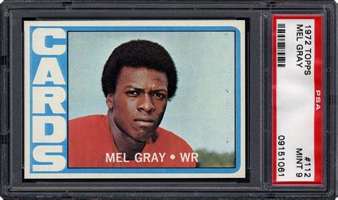 1972 Topps Mel Gray | PSA CardFacts®