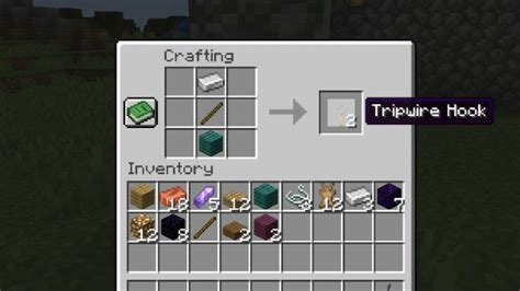 How to Make a Tripwire Hook in Minecraft | DiamondLobby