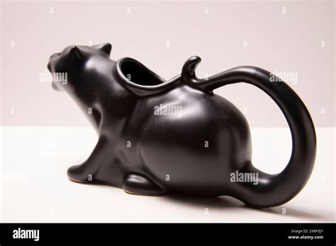 Ceramic Black Cat Gravy Boat Stock Photo - Alamy