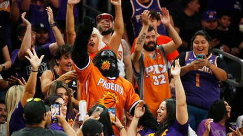 Phoenix Suns fans gather at downtown arena to cheer on team at 'Road Rally'