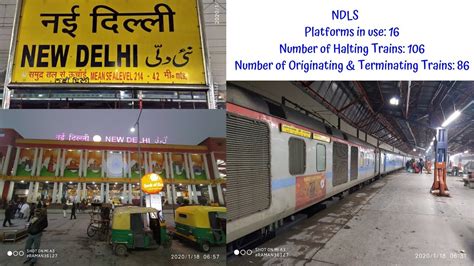 New Delhi Railway Station Tour | NDLS | 2020 🚈 | ਨਵੀਂ ਦਿੱਲੀ | نئی دِلّی ...