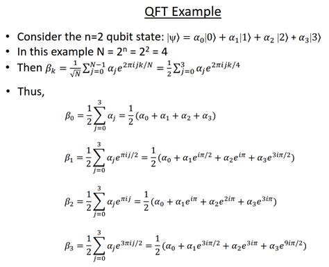 Solved Quantum Fourier Transform (QFT) • In the quantum | Chegg.com