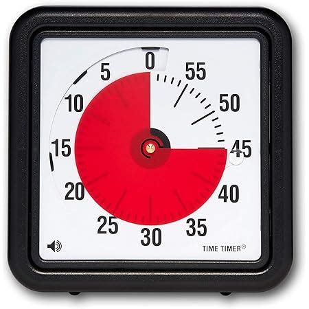 Time Timer Original Large 30x30cm; Minuterie visuelle de 60 minutes - Compte à rebours de la ...