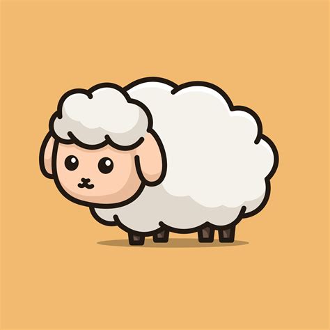 Cute sheep cartoon icon vector illustration concept idul adha 25345321 Vector Art at Vecteezy