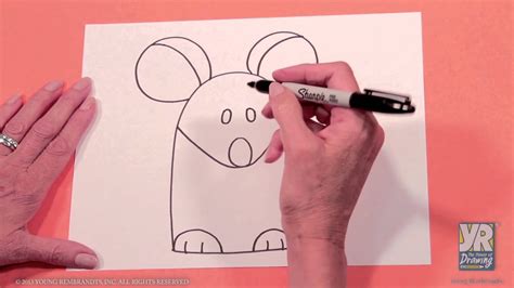 Kids Drawing Activity: How to Draw a Mouse - YouTube