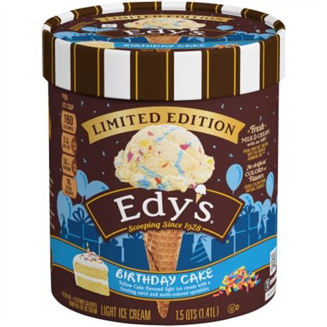 Edy's® Limited Edition Birthday Cake Ice Cream, 1.5 qt - QFC