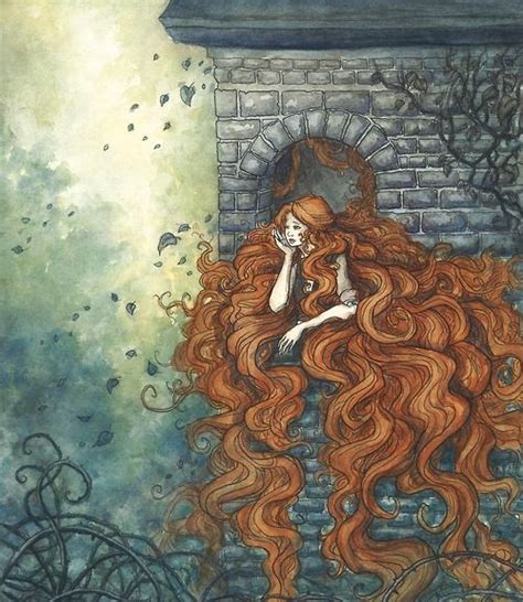 Rapunzel, the finished piece. | Fairytale art, Illustration art, Illustration art fantasy