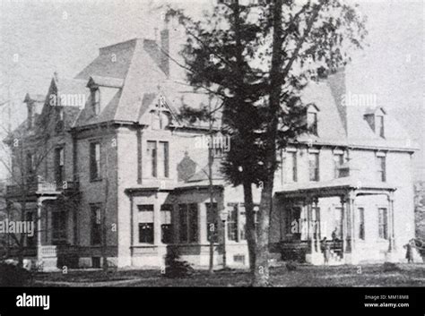 Fuller House in Pine Heights. Brattleboro. 1885 Stock Photo - Alamy