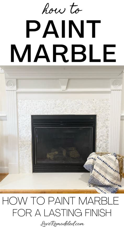 How to Paint Marble - Love Remodeled