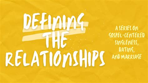 Defining the Relationships (Praxis) – Lighthouse Community Church