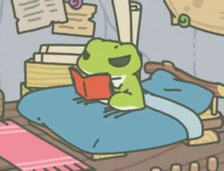 Anime Girl Reading Book Gif