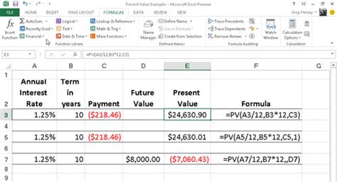 How To Calculate In Excel Present Value - Haiper