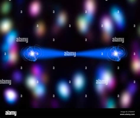 Quantum entanglement, conceptual illustration Stock Photo - Alamy