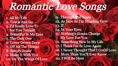 ROMANTIC LOVE SONGS | COMPILATION | NON STOP MUSIC | LOVE SONGS 70s, 80s & 90s - YouTube