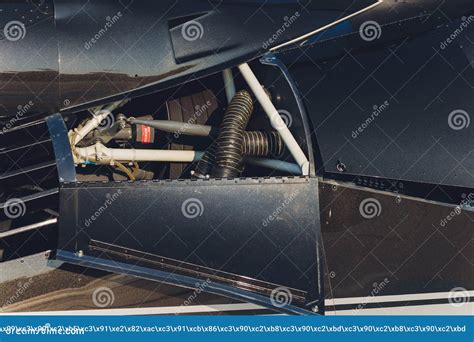 Detail of Helicopter Engineering on a Beautiful Blue Sky,Military ...