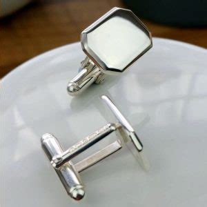 Button Cufflinks In Handmade Sterling Silver | ShopStreet.ie