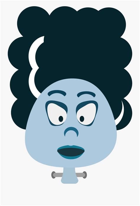 Bride Of Frankenstein - Cartoon , Free Transparent Clipart - ClipartKey