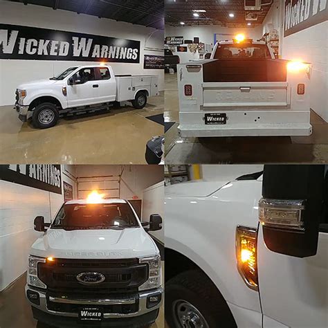 Service Body Work Truck Strobe Lights | Ford 2022 F-250