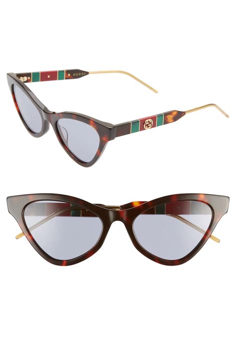 Gucci 55mm Cat Eye Sunglasses | Nordstrom | Cat eye sunglasses, Sunglasses, Gucci