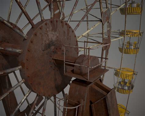 Pripyat Ferris Wheel - 3D Model by leon017