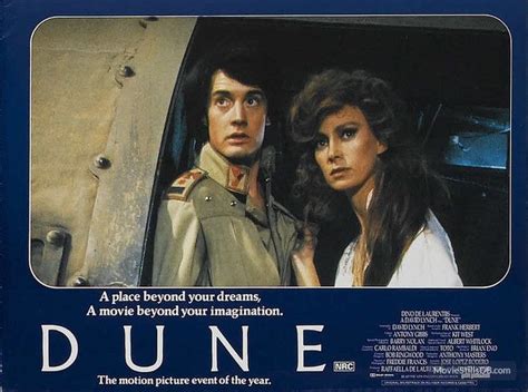 Dune lobby card with Kyle MacLachlan & Francesca Annis | Francesca annis, Dune, Dune series