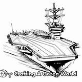 Aircraft Carrier Coloring Pages  Free & Printable sketch template