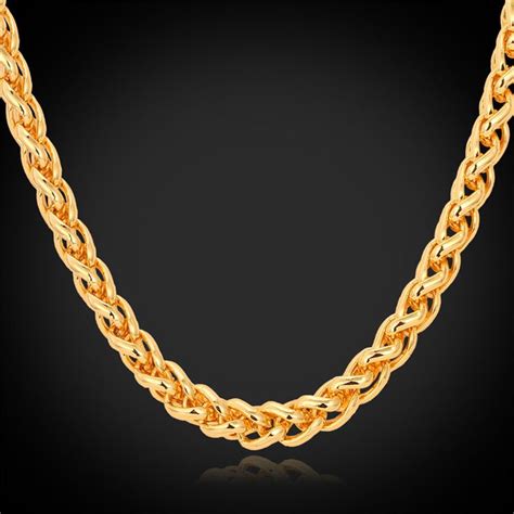 Kpop Chains Necklaces For Men Gold/Rose Gold/Silver/Black Color Jewelry Fashion Style New Cool ...