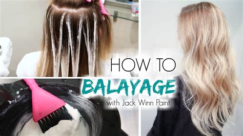 How to Balayage Hair | Freehand Painting - YouTube