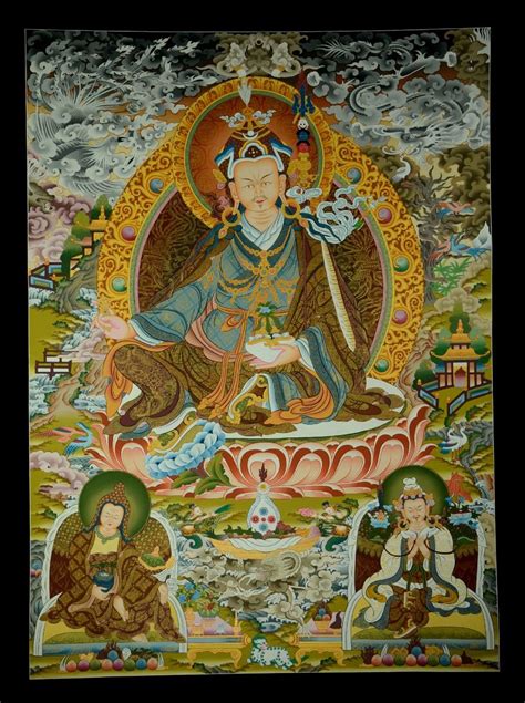 42.75"x32" Guru Padmasambhava Thangka