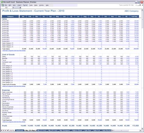 how to prepare profit and loss account in excel — excelxo.com