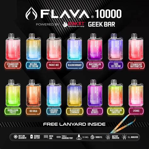 FLAVA GEEKBAR 10,000 PUFFS – Daily Dope Official Store