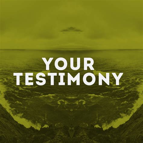 Your Testimony | Project 7 (P7)