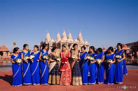 BAPS Shri Swaminarayan Mandir Chino Hills Indian Wedding | Shrina & Jaydip