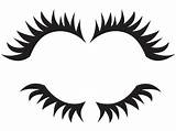 Eyes With Lashes Clip Art Vector Sketch Coloring Page sketch template