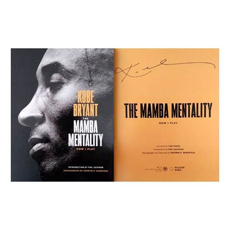 Kobe Bryant Hand Signed Mamba Mentality Book | Taylormade Memorabilia ...