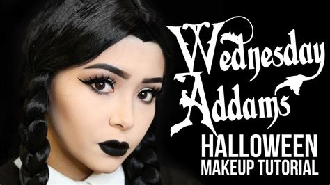 Wednesday Addams Tutorial | Halloween Series Ep. 3 | Wednesday addams makeup, Halloween makeup ...