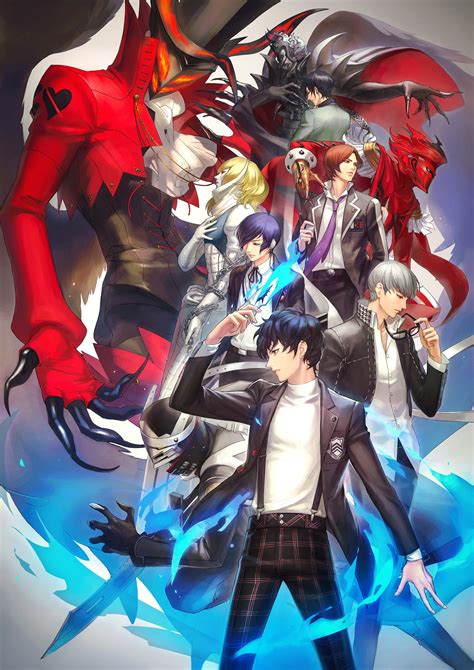 Persona Protagonists [art by C] : r/PERSoNA