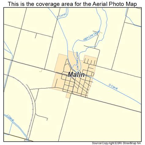 Aerial Photography Map of Malin, OR Oregon