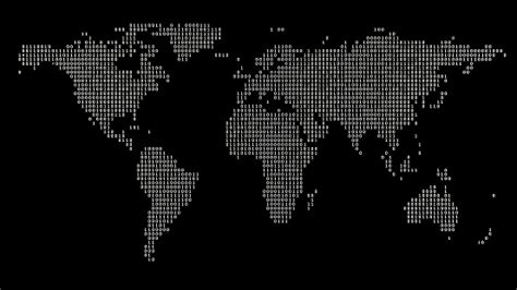 World Map Ascii Art Numbers Stock Photo - Download Image Now - World Map, Black Color, ASCII ...