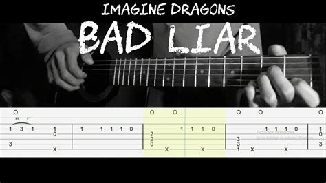 Bad Liar - Fingerstyle Guitar Tab Chords - Chordify