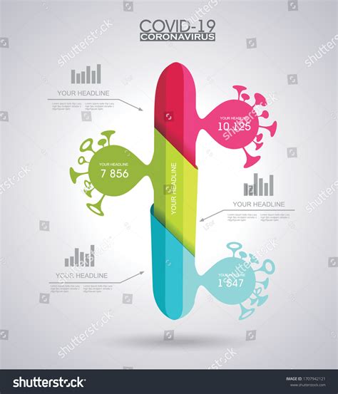 Coronavirus Covid19 Infection Statistics Information Board Stock Vector (Royalty Free ...