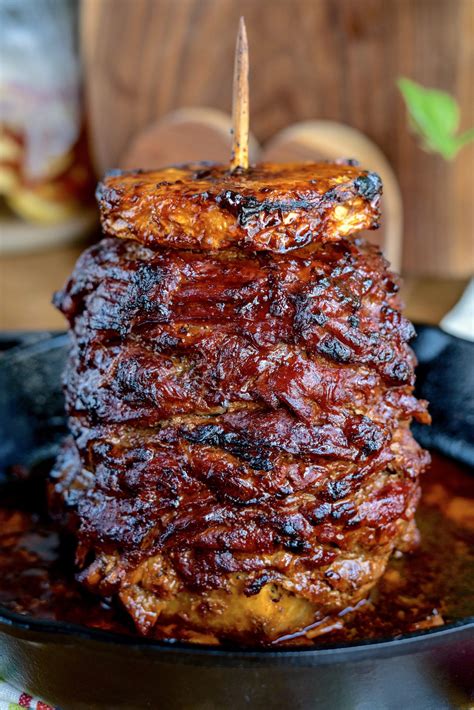 Al Pastor - | Recipe in 2023 | Mexican food recipes, Food, Eating pineapple