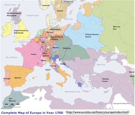 18th Century European Map | Zip Code Map