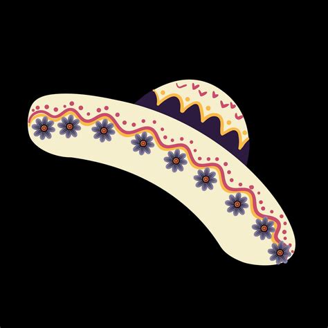 Sambrero vector illustration. The traditional sombrero hat is ...