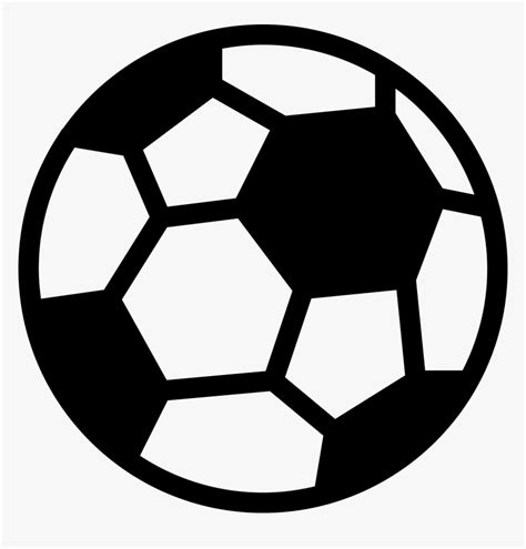 Soccer Ball - Premier League Black And White Football Png, Transparent Png - kindpng